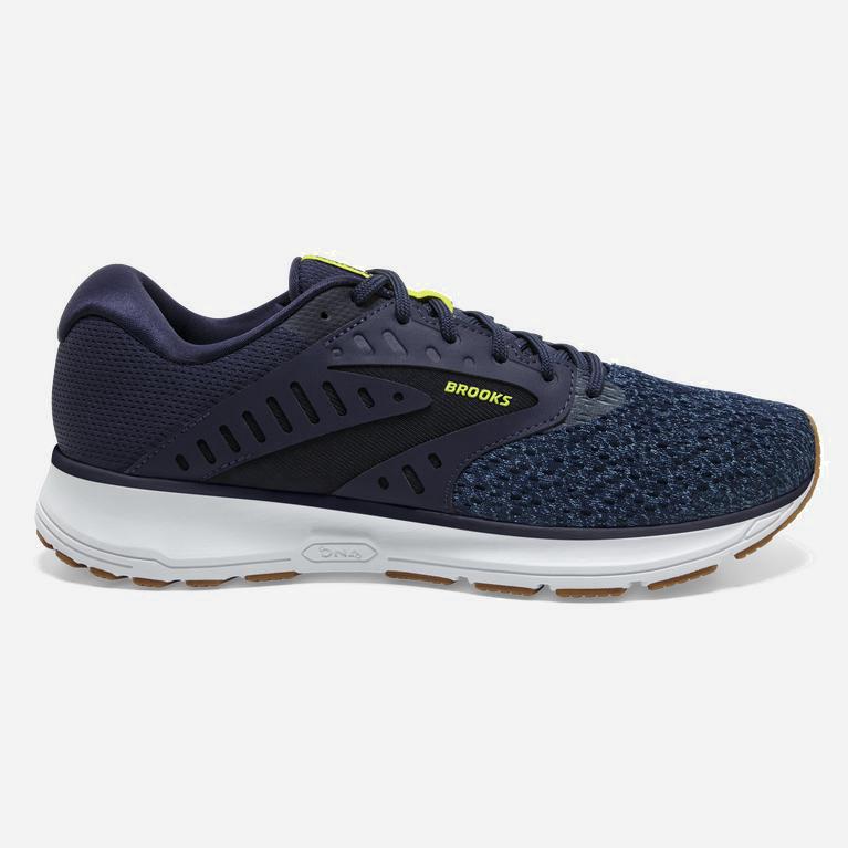 Brooks Range 2 Mens Performance Road Running Shoes - Peacoat/Bluesteel/Evening Primrose - Philippine